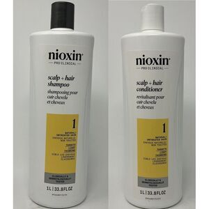 System 1 Shampoo and Conditioner Normal - Thin Hair Duo 33.8 oz, No Seal